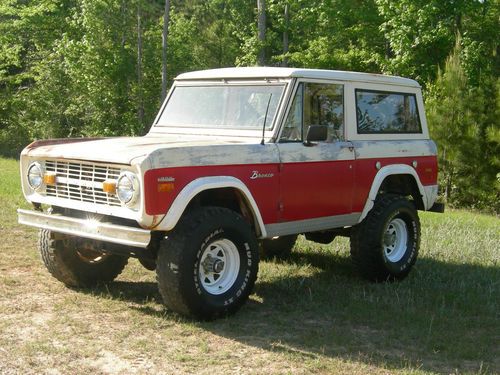 1971 early ford bronco---great project!!---no reserve!!!!
