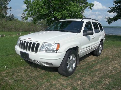 2001 jeep grand cherokee limited 4.0l 4x4 suv leather sunroof fully loaded