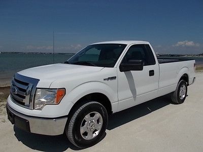 10 ford f-150 xlt reg cab long bed - clean florida truck - runs and drives 100%