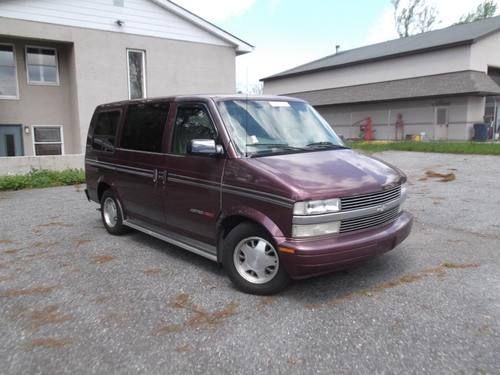 1998 chevrolet astro extended passenger awd 4x4 van,pa inspected no reserve