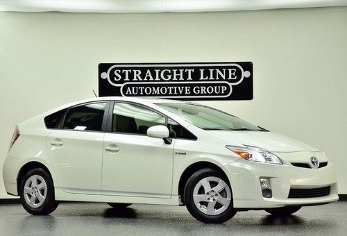 2010 toyota prius iv white navigation leather heated seats