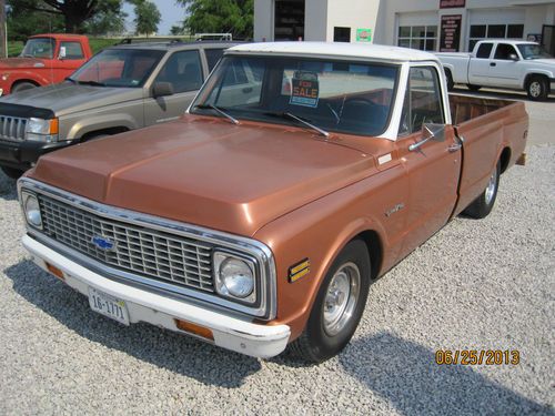 1971 chevy truck c/10 2wd. long bed all original == 55,000 miles