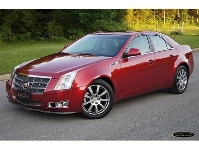 5-days*no reserve*'09 cadillac cts di performance pkg awd nav dvd bose pano roof
