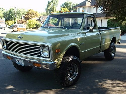 1972 chevy custom/10 4x4 long box awesome condition