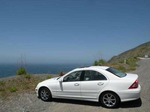 2007 mercedes-benz c280 luxury sedan 4-door 3.0l white / tan