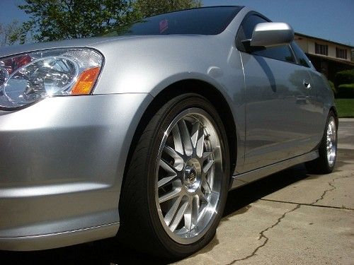 2003 acura rsx type-s: low miles (75k), navigation in-dash, 18" wheels,  + more
