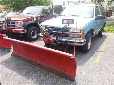Cheap 1500 blazer with functinal plow!!!