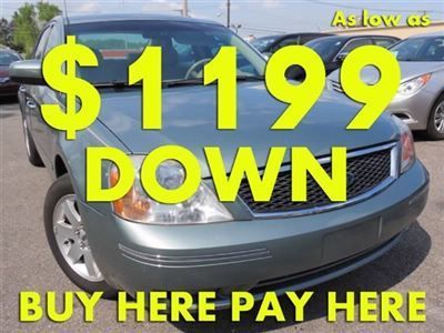 2005(05) five hundred we finance bad credit! buy here pay here low down $1199
