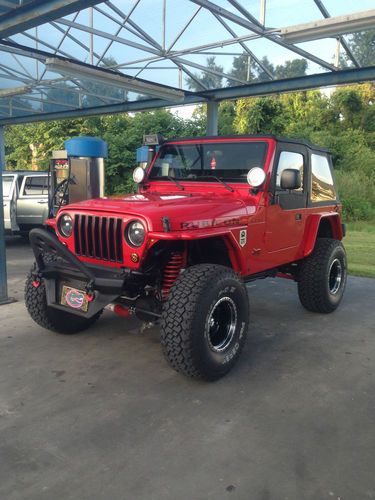 1998 jeep wrangler lifted 4x4 best jeep on ebay!!!!!