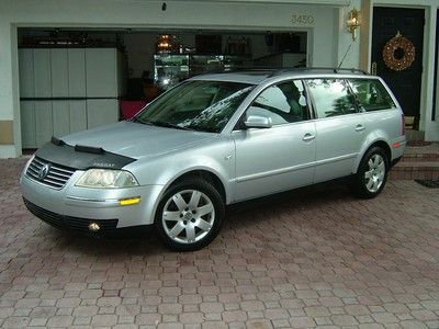 2001 volkswagen passat 4-motion awd station wagon from florida! 1 owner like new