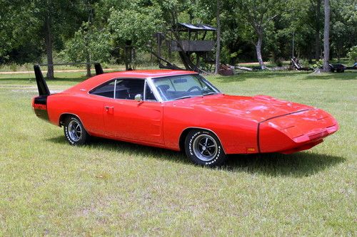 1969 dodge charger daytona real wingcar rare 1 of 503 auto red/blk 440 r/t