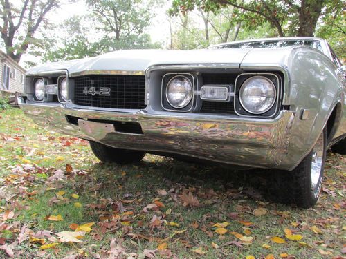 1968 oldsmobile 442 73000 original miles # match rally gauges protecto plate  69