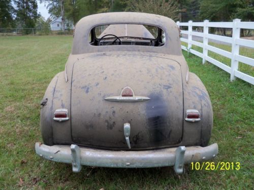 1947 plymouth p15 deluxe coupe partial restoration