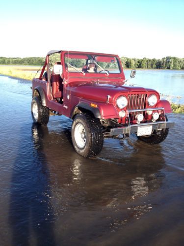 1985 jeep cj7, 56,000 original miles,original paint &amp; &#034;jeep&#034;soft top