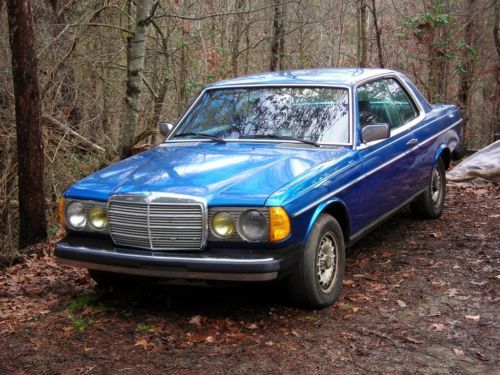 1981 mercedes benz 300cd non-turbo diesel coupe &#039;project or parts&#039;