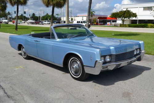 1966 lincoln continental convertible - collector quality -