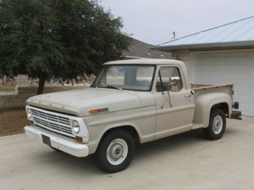 1968 ford, f-100 stepside, short bed, big block, automatic, low mileage