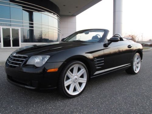 2005 chrysler crossfire convertible 6 speed black only 52k miles rare find
