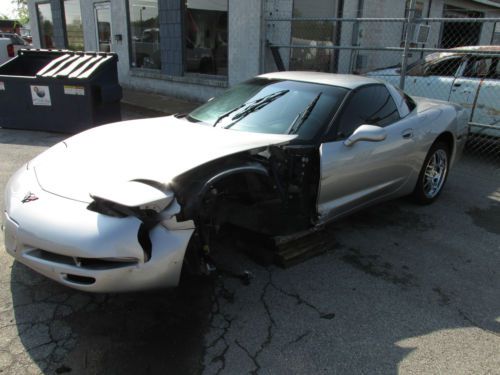 2004 c5 corvette wrecked rebuildable easy project salvage good airbags ls1