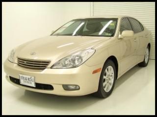 03 es300 sunroof leather wood trim alloys fogs 1 owner we finance only 68k miles