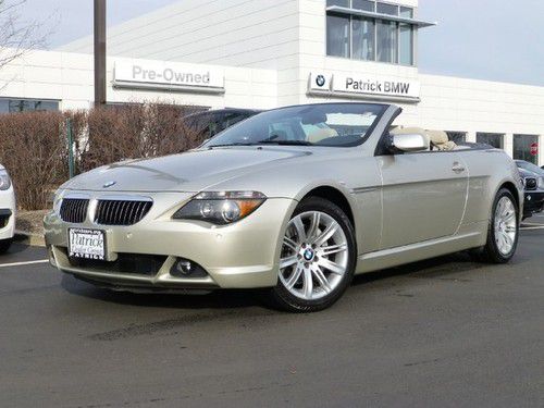 '06 650i convertible a+ condition premium sound heads up disp heated leather++++