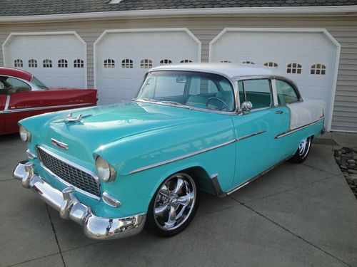 1955 chevy resto-mod all new frame-off restoration  hot-rod (all-new) cold air