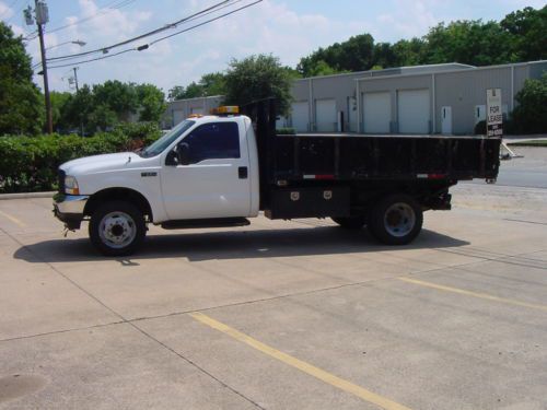 F550 dump bed truck 70k miles 7.3l diesel auto 90 pics gov owned &amp; serviced