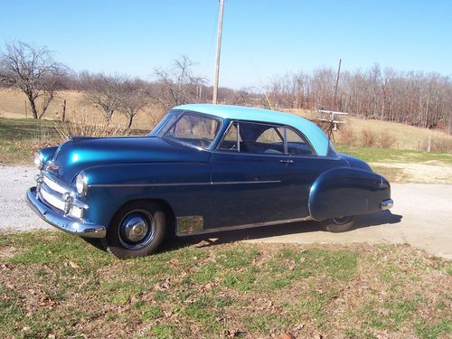 1950 chevy belaire ht. blue exterior blue interior