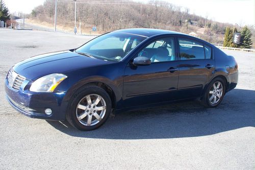 2004 nissan maxima sl sedan 4-door 3.5sl  no reserve with leather and sunroof