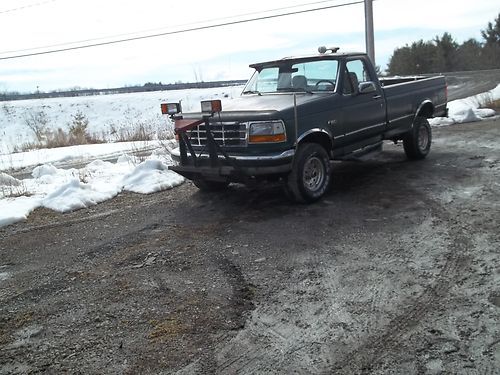 Ford f150 xlt 4x4  1995 with fisher snow plow