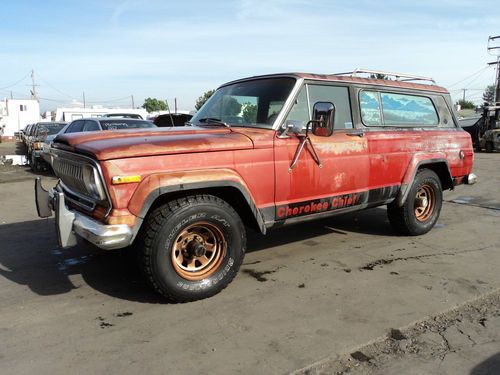 1977 jeep cherokee, no reserve