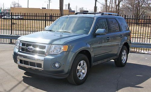 2011 ford escape limited 3.0l 4wd..camera/sensors/sunroof/leather**no reserve**