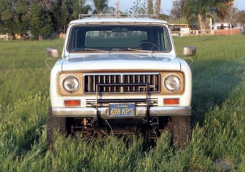California original, 1974 scout ii, 100% rust free, runs great! 90k orig miles