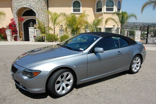 2006 bmw 6-series 650i  "no reserve" extended warranty from bmw with maintenance