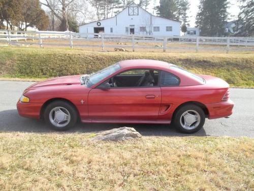 1994 ford mustang 2dr coupe 6cyl 5spd cheap one owner