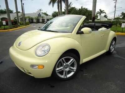 Florida 05 beetle convertible 15,976 low original miles 1.8l turbochg automatic