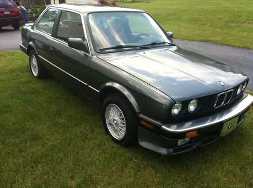 1987 bmw e30 325 is 5sp - original owner 26 years - delphin metallic/red leather