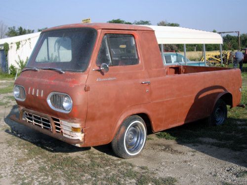 1963 ford econoline pickup - e100 - rare! nice project vehicle! look!