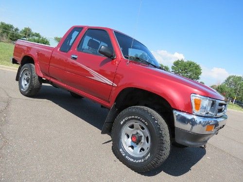 1995 toyota pickup tacoma xtra cab club extended 4x4 1 owner v6 5 speed w/ a/c