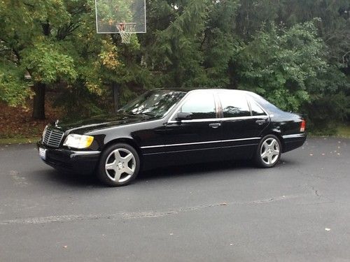 Beautiful black on black mercedes s600 always garaged, executive car, no reserve