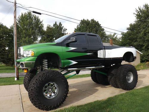 Lifted dually 4x4 monster truck