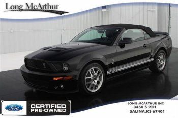 2008 shelby gt500 svt used 5.4 v8 convertible supercharged leather 6-speed