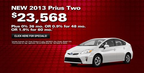 Brand new 2013 toyota prius sale! $23568 and 0%,0.9%,1.9% apr*save gas and cash!