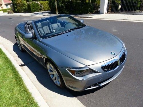2005 bmw 645ci convertible fully loaded with navigation