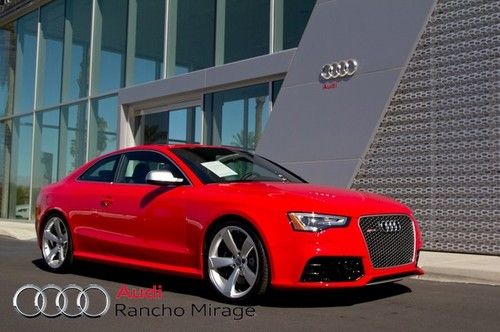 2013 audi rs 5 misano red cpo sport exhaust drivers assist mmi navigation
