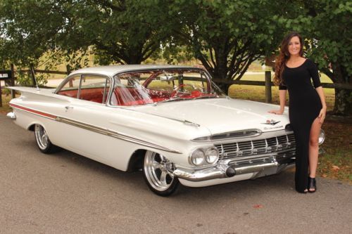 1959 chevy impala 348 3 deuces 4 speed trans super solid see video