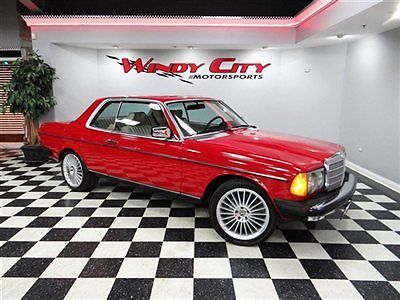 1979 mercedes benz 280ce coupe red over ivory new tires a/c new rolls trade nice