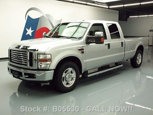 2010 ford f250 xlt crew diesel longbed leather tow 48k texas direct auto