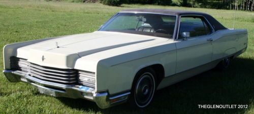 1970 lincoln continental solid low mileage 460 c.i. car great project or restore