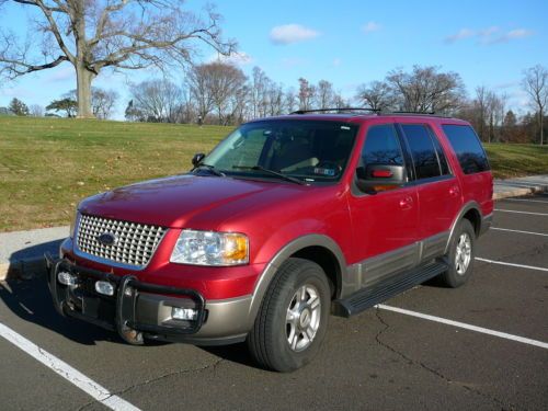 2003 ford expedition eddie bauer sport utility 4-door 5.4l loaded. runs perfect